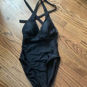 Popina xs black one piece swimsuit - Worn once